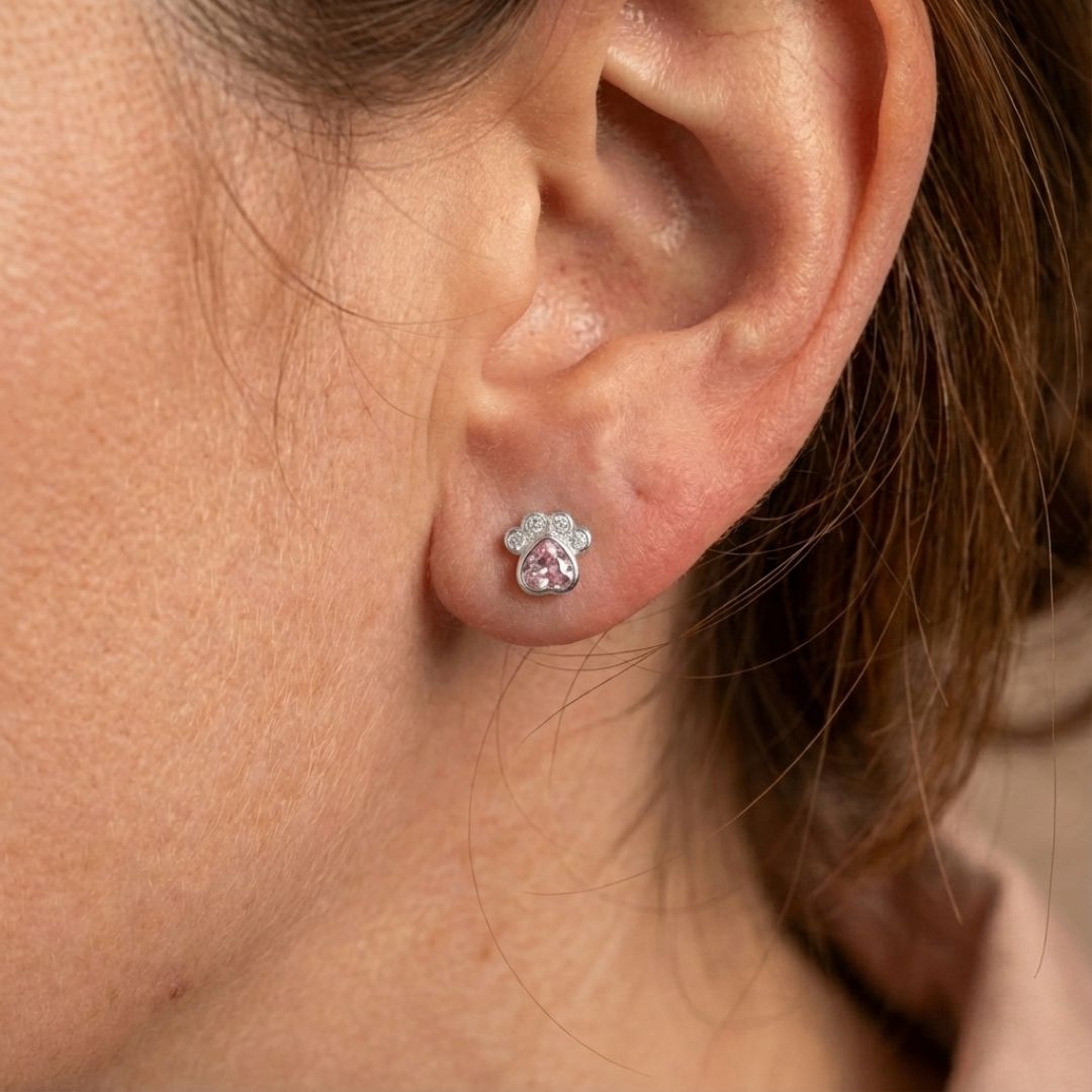 Boucles d'oreilles Angel Paws