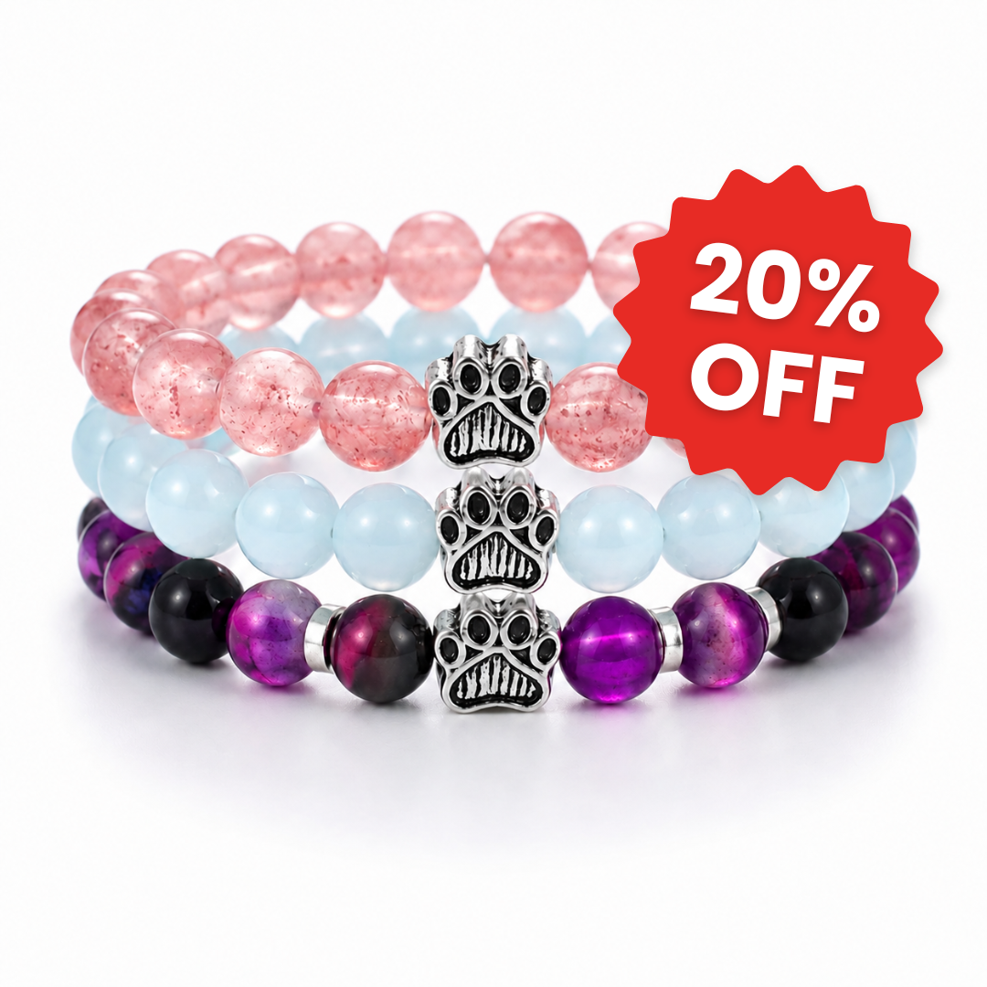 Lot de 3 bracelets (Love + Moonlight + Majestic)