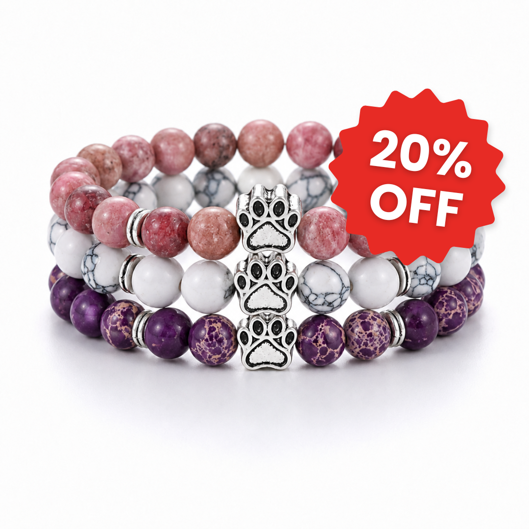 Lot de 3 bracelets (Blossom + Arctic + Mystic)