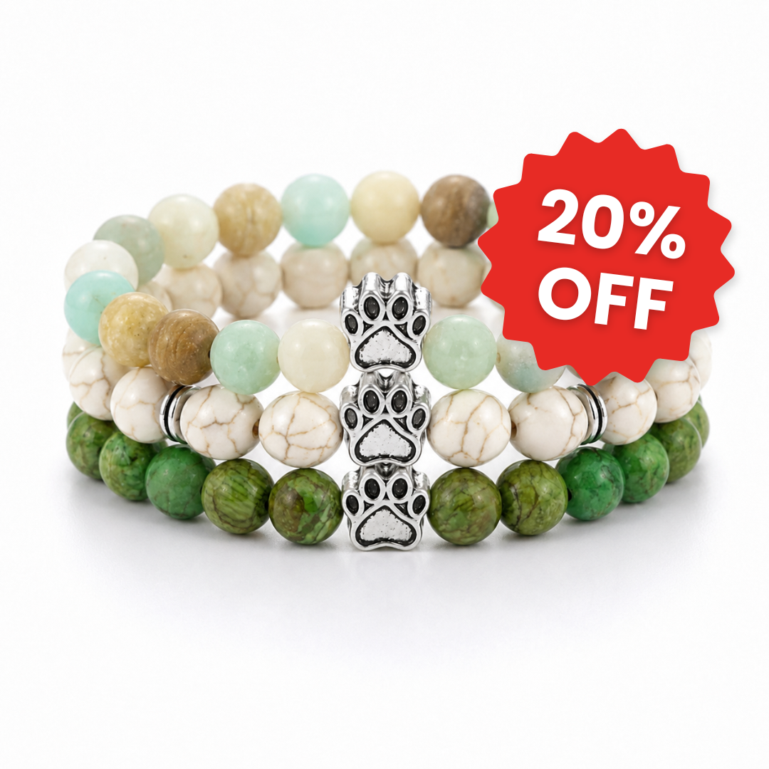 Lot de 3 bracelets (Sahara + Brume + Sage)