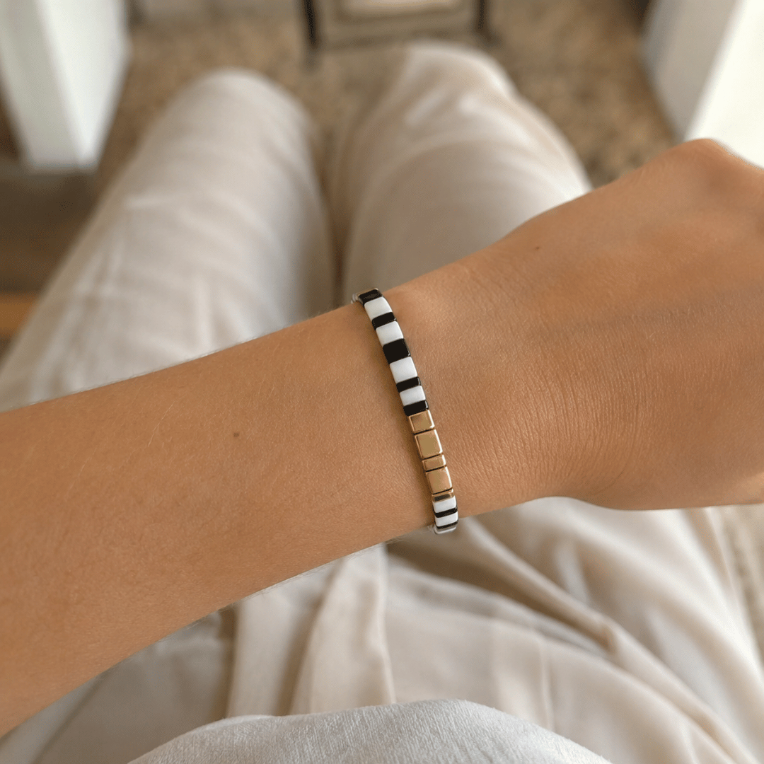 Bracelet Miyuki Zebra