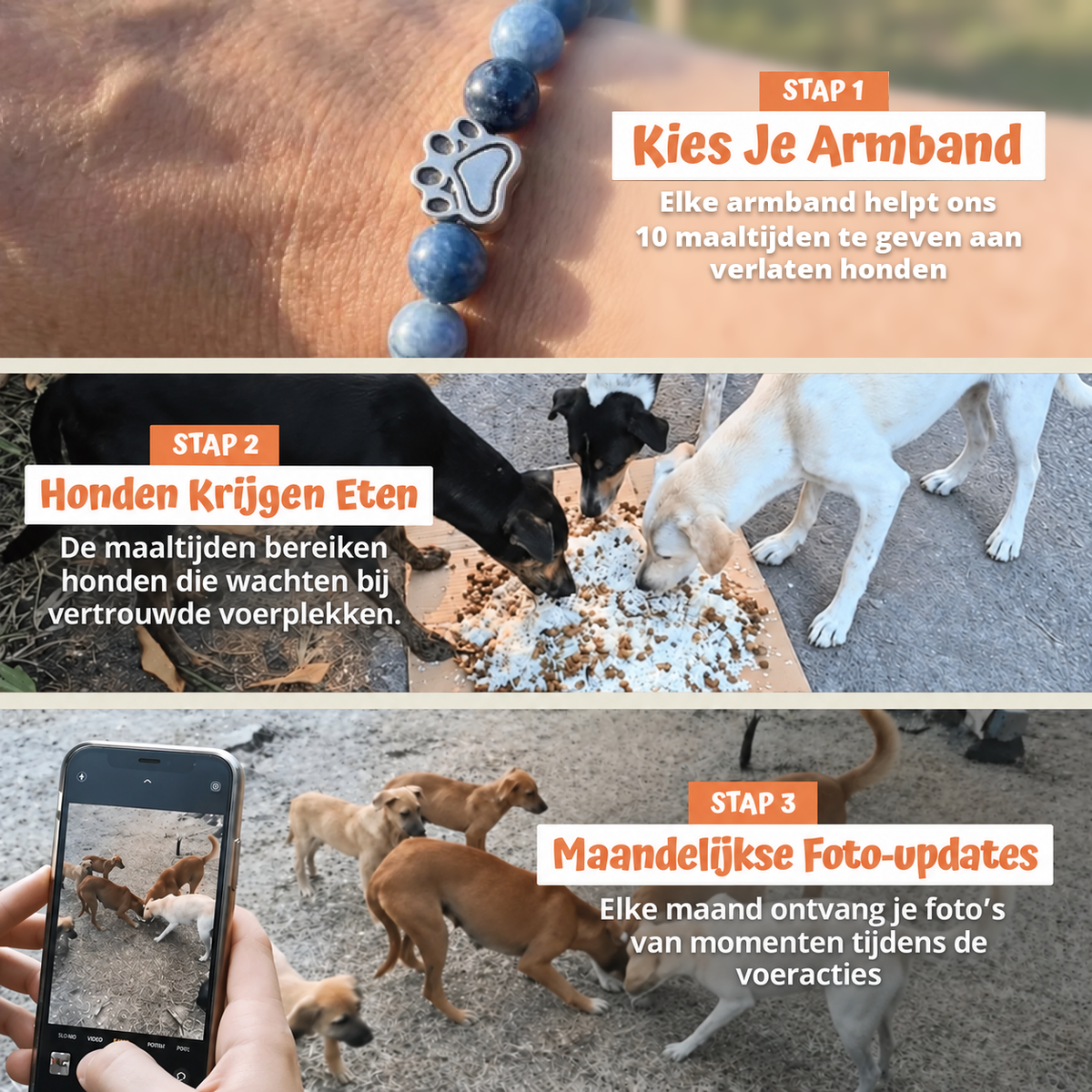 En trois étapes