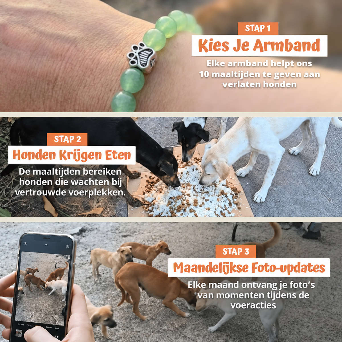 En trois étapes