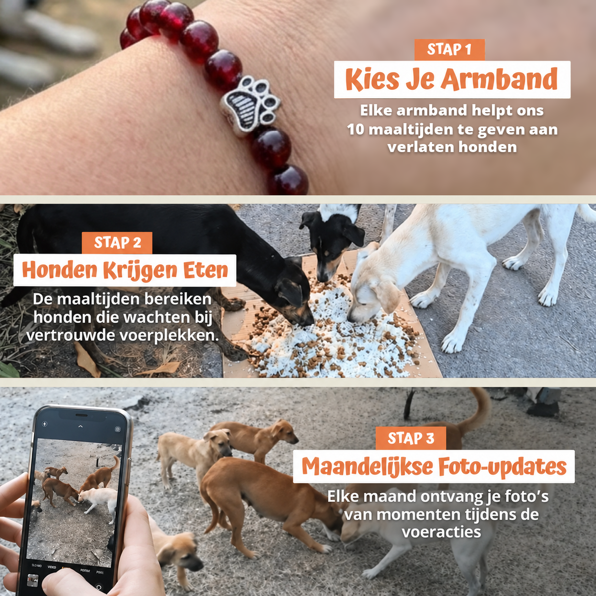 En trois étapes