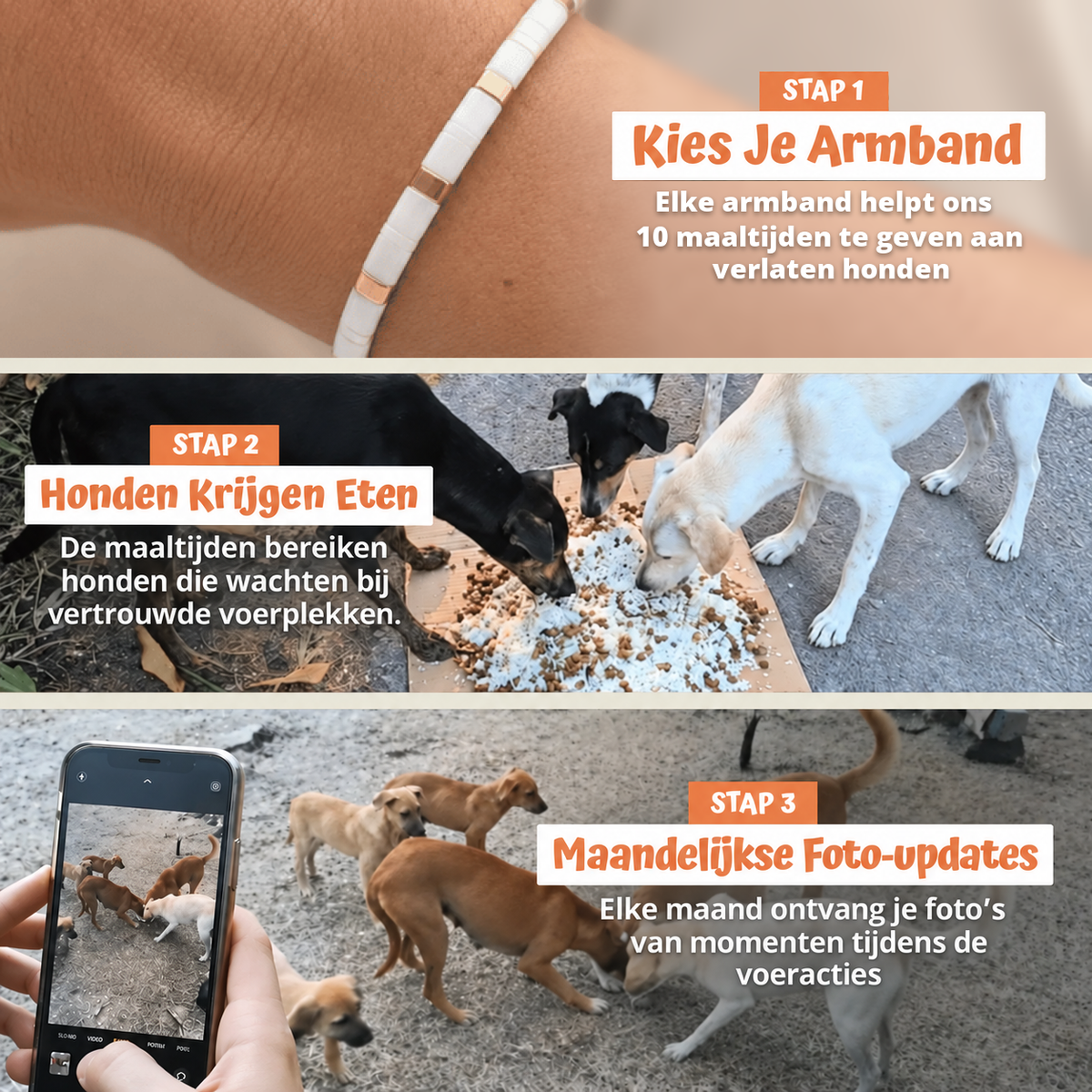 En trois étapes