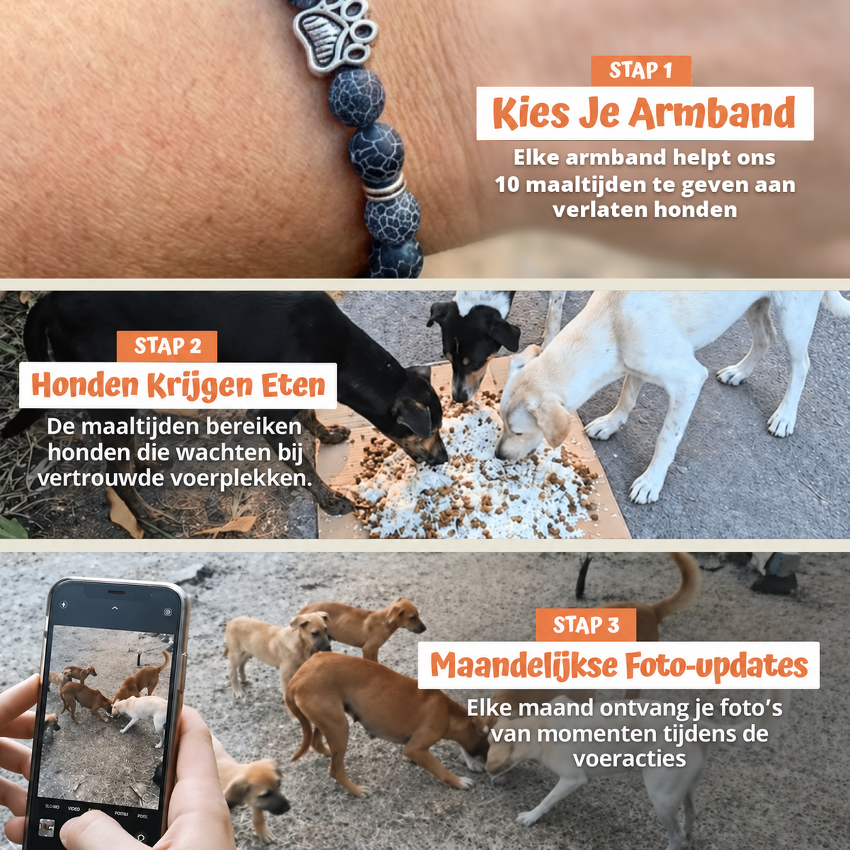En trois étapes