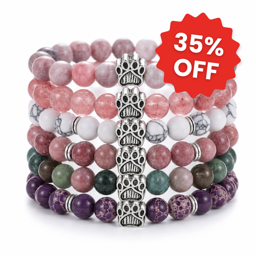 Lot de 6 bracelets Rose Garden